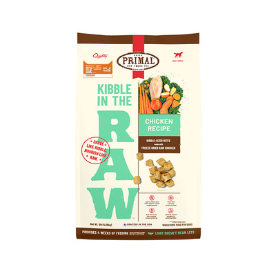 Primal小狗主食冻干犬用生骨肉宠物有机果蔬冻干零食狗粮