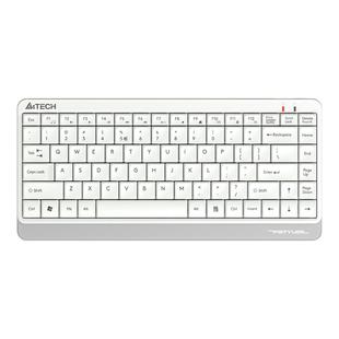 双飞燕FGK11无线单键盘86键笔记本电脑台式外接办公室打字轻2.4G