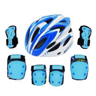 MYnott加厚儿童运动护具头盔套装轮滑鞋溜冰滑板雪自行车护膝专业