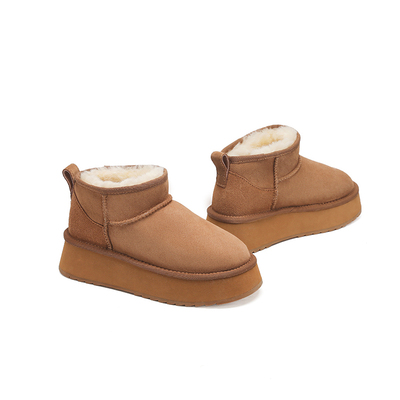 厚底短靴王小毒雪地靴