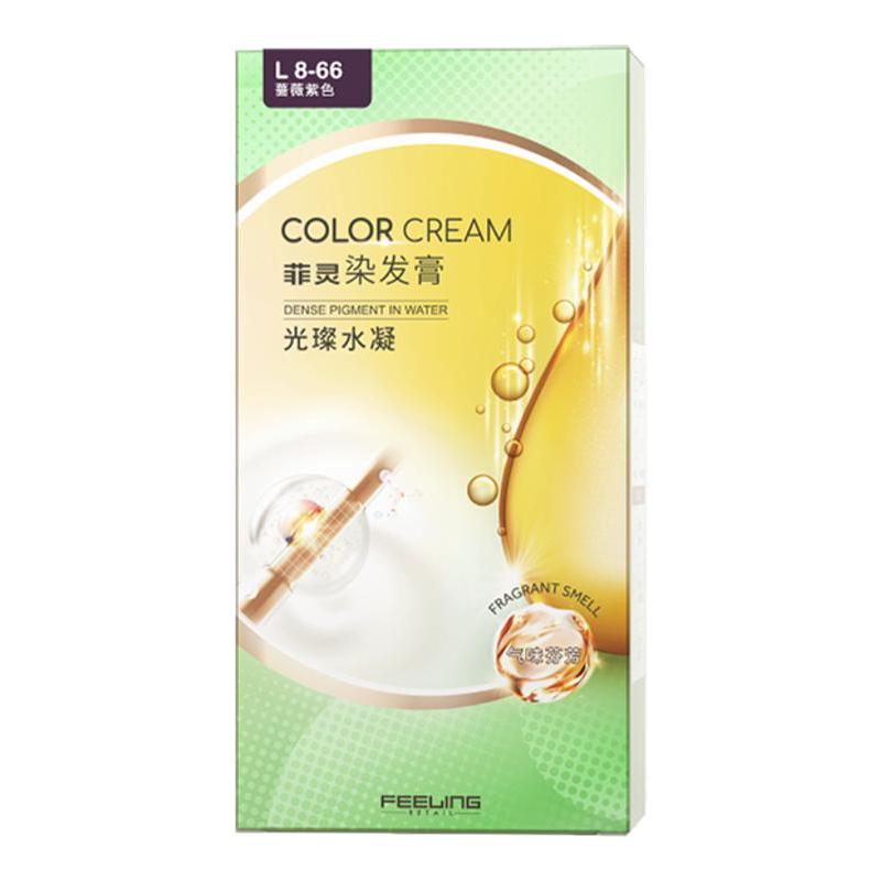 菲灵丝丽染发乳18色在家亮色染
