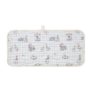 嫚熙婴儿洗脸毛巾纯棉纱布拍嗝巾新生宝宝长巾柔软手帕儿童口水巾