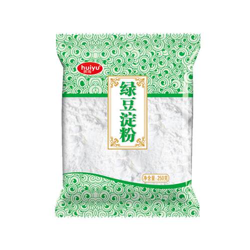 绿豆淀粉凉粉凉皮专用粉 自制焖子灌肠食用家用250g绿豆淀粉4袋装