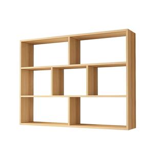 实木收纳吊柜墙壁柜墙上置物架壁挂式书架壁挂墙面储物柜创意架子