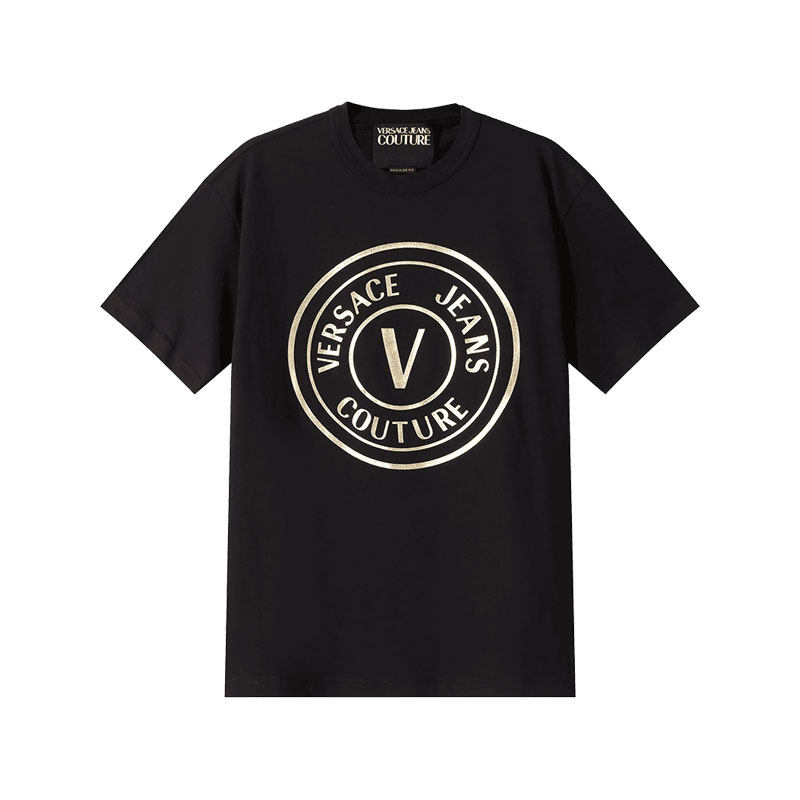 VJC范思哲宽松版圆领短袖T恤