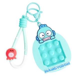 新款三丽鸥汉顿丑鱼挂件钥匙扣圈毛绒儿童玩具摆件女朋友女孩礼物