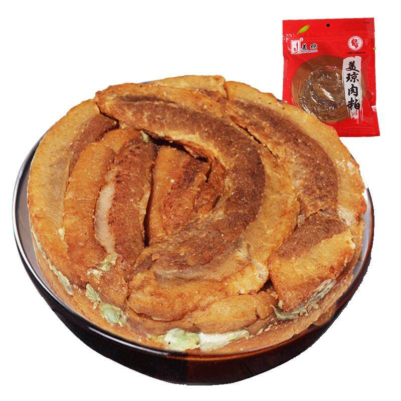 泉州闽南古早味小吃美琼肉粕蒜香猪肉类
