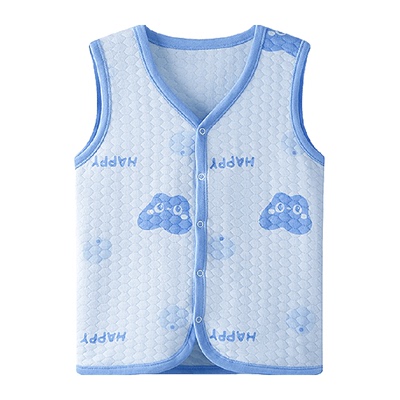 红豆儿童空气层马甲三层夹棉秋冬