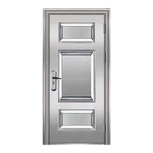 包邮304特价不锈钢单门不锈钢防盗门乡村家用入户门中式门