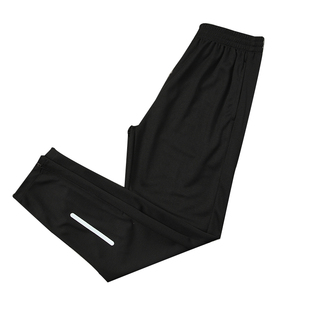 运动裤男跑步裤训练长裤田径体育生训练裤拉链速干裤梭织秋冬季