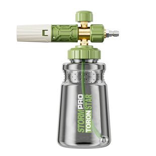 小亿全铜抹茶绿特调pa洗车泡沫喷壶洗车机高泡沫水枪发泡绿田亿力