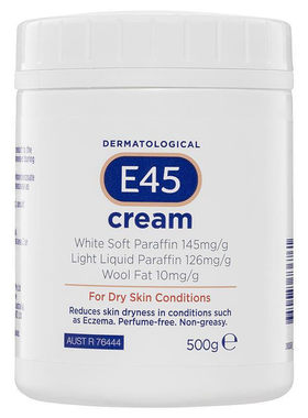 E45 深层补水滋润保湿霜 干性及敏感肌适用 500g/罐新款正品