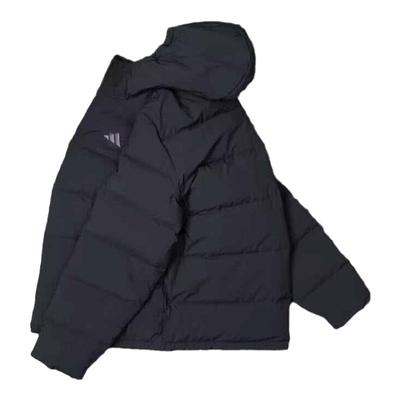 Adidas阿迪达斯男外套2024冬款休闲运动保暖连帽防风羽绒服JG5940
