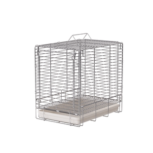 优嗖鹦鹉304不锈钢W032折叠笼外出鸟笼玄凤牡丹运输便携手提笼