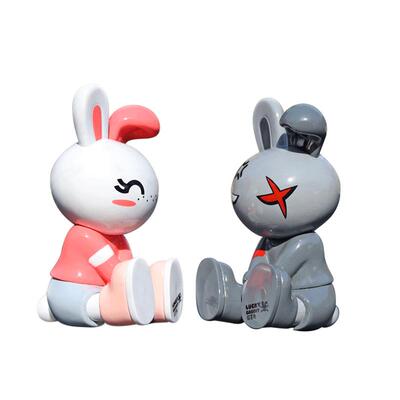 kistioa汽车小兔子车载摆件