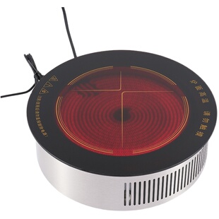 商用火锅电陶炉圆形嵌入式线控恒温大功率电陶炉不挑锅光波电磁炉