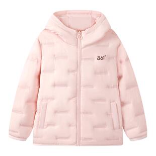 【商场同款】361°童装女童轻薄羽绒服2025年冬季新款中大童外套