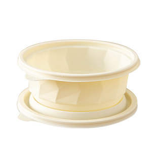 玉米淀粉餐盒一次性打包饭菜碗可降解食品级家用加厚耐高温微波快