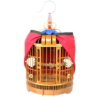 老竹料贵阳三皮笼贵州凯里鸟笼鹩哥八哥画眉鸟笼子竹制镂空雕配件