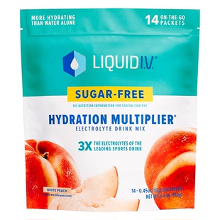 无糖Liquid IV电解质粉运动冲剂饮料20种口味健身小燃条美国进口