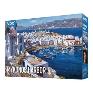 VOX拼图1000片成年人减压潮玩具puzzle风景油画SP米科诺斯港分包