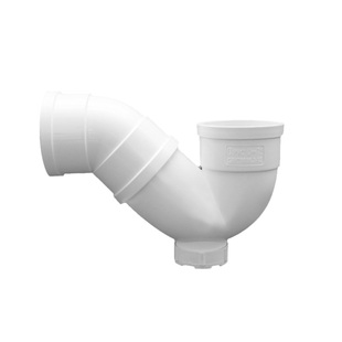 PVC排水管S型存水弯防臭P弯头带检查无口弯头排水配件5075110160