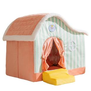 猫窝冬加厚加热恒温猫咪睡窝屋舍封闭式寒冬保暖猫窝冬日猫床狗窝