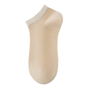 YEARCON/意尔康女袜女士浅口休闲夏季薄款透气船袜5双装女款袜子