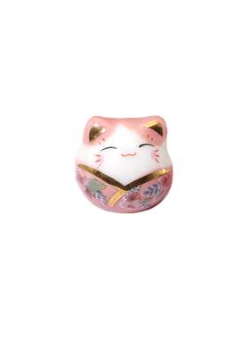 招财猫编织项链挂件配饰陶瓷手绳
