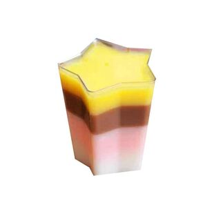 甜点杯英文字母一次性7770硬塑料杯慕斯杯布丁杯木糠杯50带盖