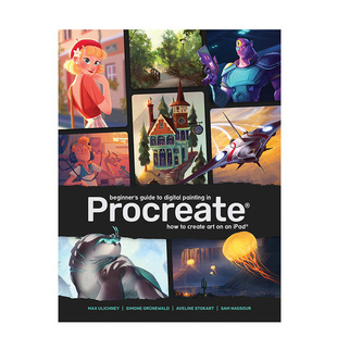 【现货】Procreate软件绘画教程书 Digital Painting数字数位美术Ipad绘图创作插画笔刷 英文原版图书籍进口正版
