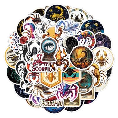 50张创意个性十二星座天蝎座贴纸