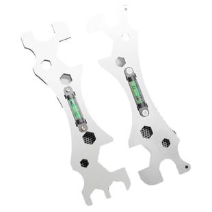 花洒安装神器卫浴多功能扳手淋浴混水阀曲角水平仪水电工专用工具