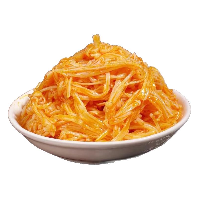 香辣金针菇带箱9斤商用凉拌酱菜