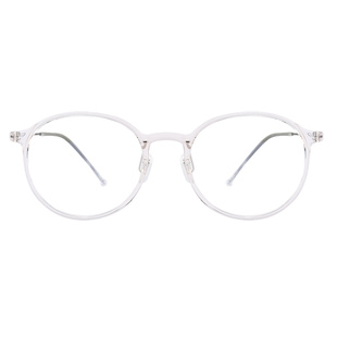 超轻韩版防蓝光近视眼镜框女透明茶色钛架学生平光素颜镜配镜5825