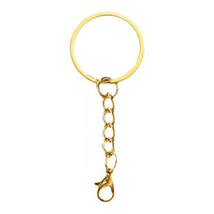 钥匙链diy饰品配件金属钥匙圈挂单圈环环保挂链饰钥匙扣公仔挂件