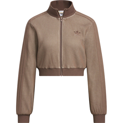 Adidas/阿迪达斯官方正品三叶草女士立领拉链修身夹克外套KC2645