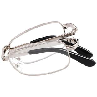 宝捷东海水晶折叠老花镜男高清便携舒适正品老光眼镜女养目石头镜