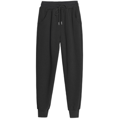 纯棉休闲裤高腰卫裤长裤