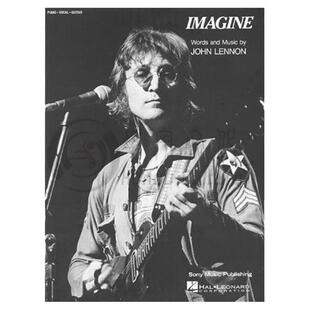 约翰 列侬 想象 声乐吉他和钢琴 海伦德原版乐谱书 John Lennon Imagine for Piano Vocal and Guitar HL00354091