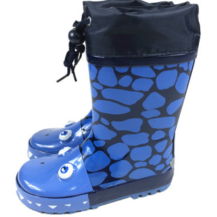 天然橡胶儿童雨鞋水鞋宝宝雨靴套鞋外贸防滑胶靴卡通蝙蝠侠中筒