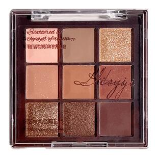 九色眼影盘2025新款正品巧克力大地色哑光日常淡妆超火细闪女学生