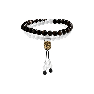 【新品】MONOLOGUE独白北纬三十度复古黄金金木水火土五行手串