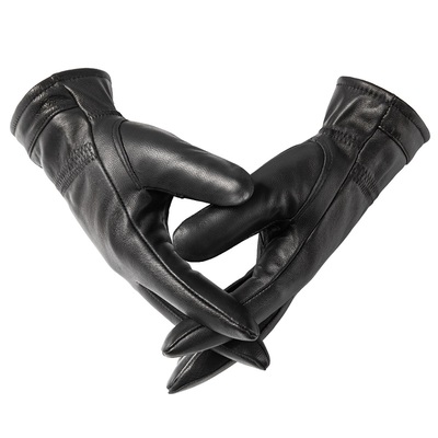 皮手套真皮羊皮加绒加厚男女士