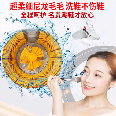奥德莱洗鞋机全自动洗脱一体家用小型烘干滚筒鞋子专用刷鞋机神器