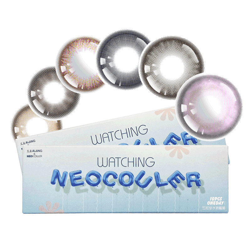 NEOCOULER美瞳日抛大小彩色隐形眼镜