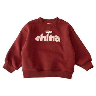 儿童加绒卫衣2025新款男童