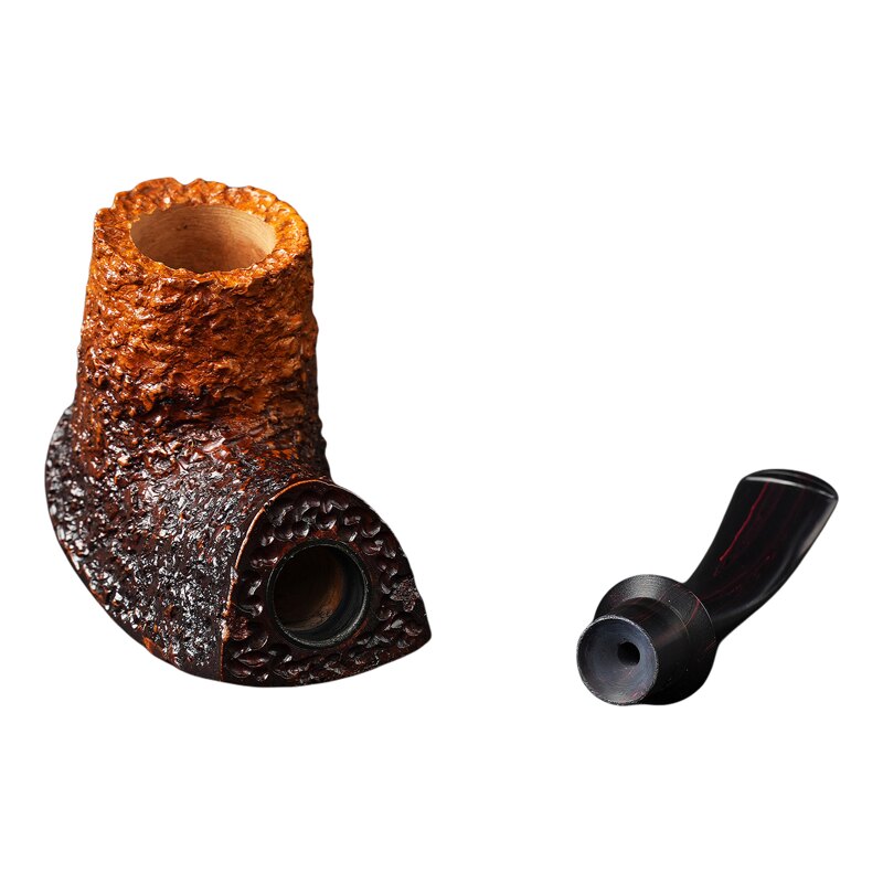 木香手工石楠木渐变火山斗烟斗