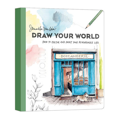 英文原版 Draw Your World 画出你的世界 艺术地赞美日常生活 英文版 进口英语原版书籍