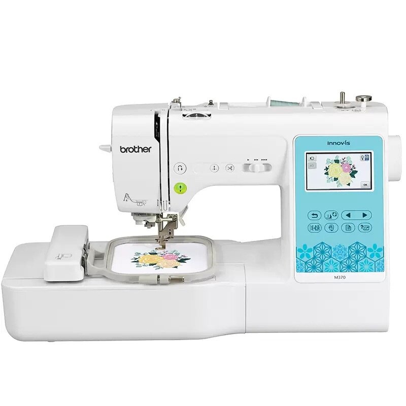 日本M370brother新款兄弟牌全自动绣花机家用电脑刺绣机电动缝纫图片